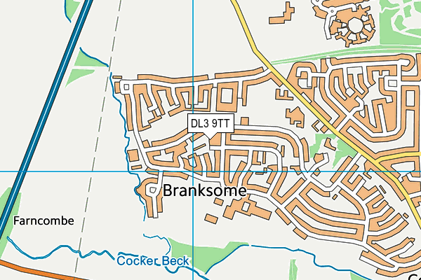 DL3 9TT map - OS VectorMap District (Ordnance Survey) DL3 9TT map - OS VectorMap District (Ordnance Survey)