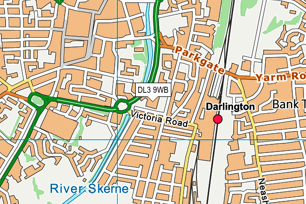 DL3 9WB map - OS VectorMap District (Ordnance Survey) DL3 9WB map - OS VectorMap District (Ordnance Survey)