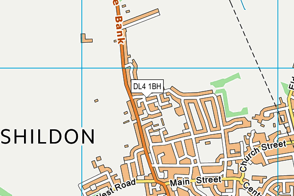 DL4 1BH map - OS VectorMap District (Ordnance Survey) DL4 1BH map - OS VectorMap District (Ordnance Survey)