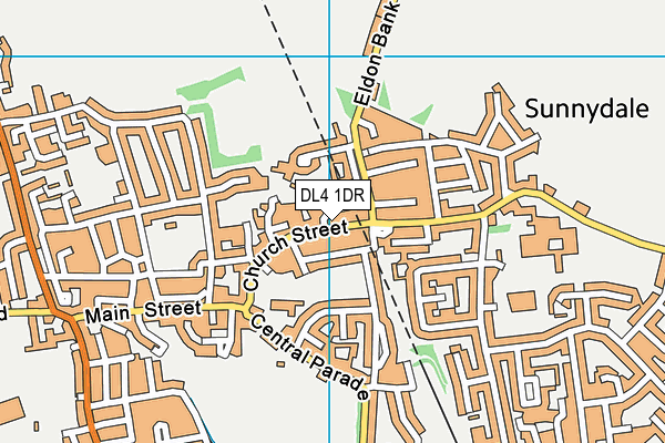 DL4 1DR map - OS VectorMap District (Ordnance Survey) DL4 1DR map - OS VectorMap District (Ordnance Survey)