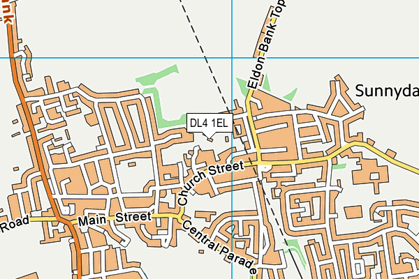 DL4 1EL map - OS VectorMap District (Ordnance Survey) DL4 1EL map - OS VectorMap District (Ordnance Survey)