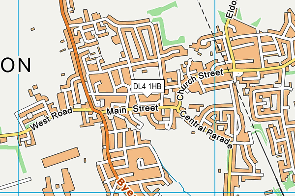 DL4 1HB map - OS VectorMap District (Ordnance Survey) DL4 1HB map - OS VectorMap District (Ordnance Survey)