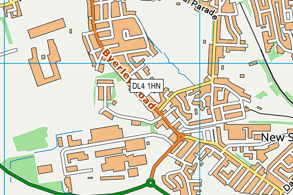 DL4 1HN map - OS VectorMap District (Ordnance Survey) DL4 1HN map - OS VectorMap District (Ordnance Survey)