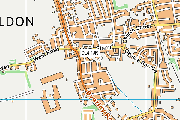 DL4 1JR map - OS VectorMap District (Ordnance Survey) DL4 1JR map - OS VectorMap District (Ordnance Survey)
