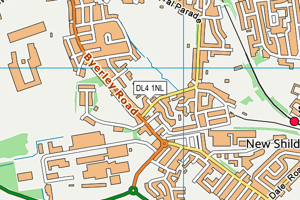 DL4 1NL map - OS VectorMap District (Ordnance Survey) DL4 1NL map - OS VectorMap District (Ordnance Survey)