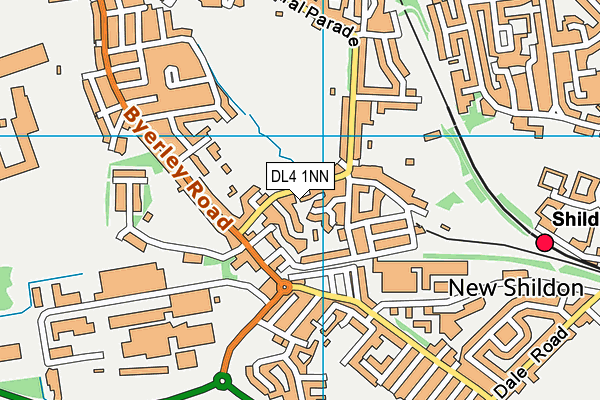 DL4 1NN map - OS VectorMap District (Ordnance Survey) DL4 1NN map - OS VectorMap District (Ordnance Survey)