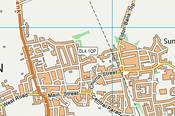 DL4 1QP map - OS VectorMap District (Ordnance Survey) DL4 1QP map - OS VectorMap District (Ordnance Survey)