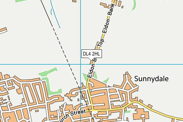 DL4 2HL map - OS VectorMap District (Ordnance Survey) DL4 2HL map - OS VectorMap District (Ordnance Survey)