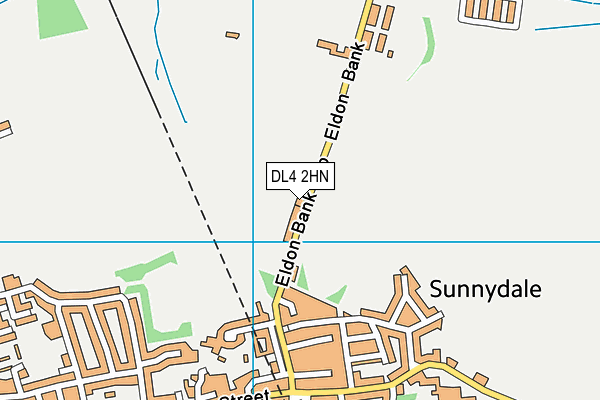 DL4 2HN map - OS VectorMap District (Ordnance Survey) DL4 2HN map - OS VectorMap District (Ordnance Survey)
