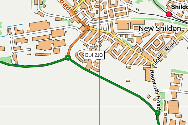 DL4 2JQ map - OS VectorMap District (Ordnance Survey) DL4 2JQ map - OS VectorMap District (Ordnance Survey)