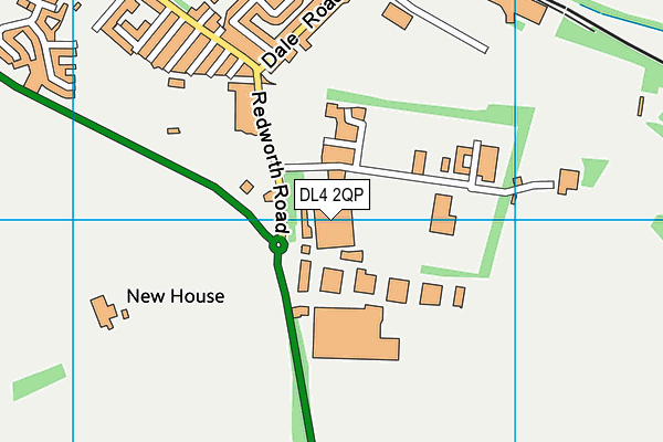 DL4 2QP map - OS VectorMap District (Ordnance Survey) DL4 2QP map - OS VectorMap District (Ordnance Survey)