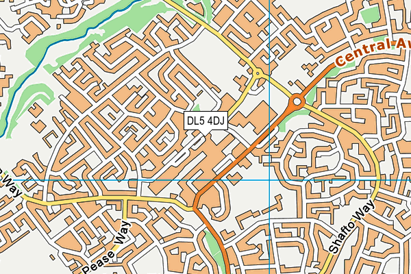 DL5 4DJ map - OS VectorMap District (Ordnance Survey) DL5 4DJ map - OS VectorMap District (Ordnance Survey)