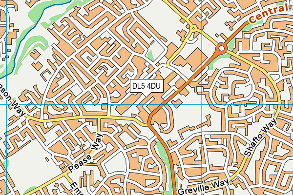 DL5 4DU map - OS VectorMap District (Ordnance Survey) DL5 4DU map - OS VectorMap District (Ordnance Survey)