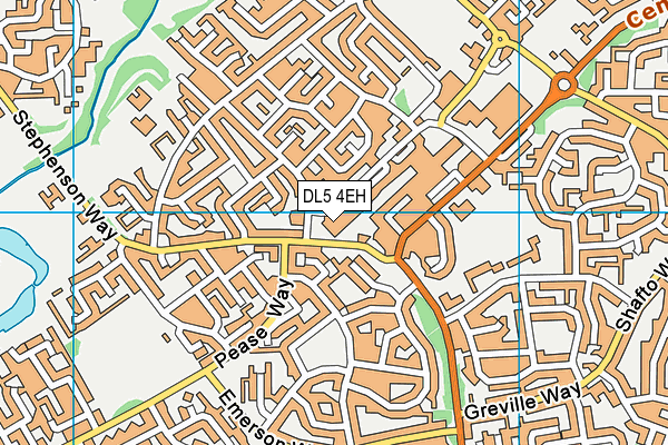DL5 4EH map - OS VectorMap District (Ordnance Survey) DL5 4EH map - OS VectorMap District (Ordnance Survey)