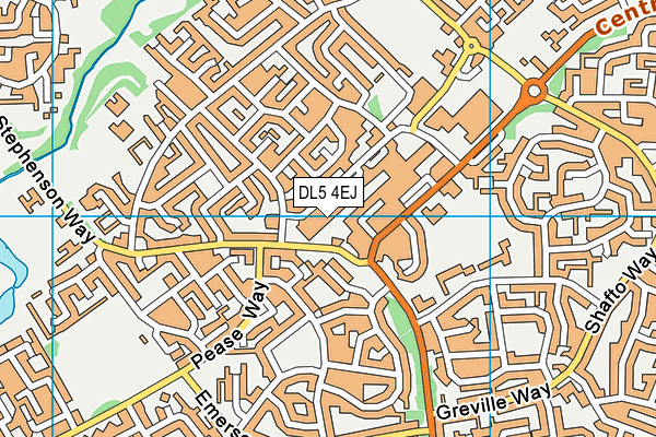 DL5 4EJ map - OS VectorMap District (Ordnance Survey) DL5 4EJ map - OS VectorMap District (Ordnance Survey)