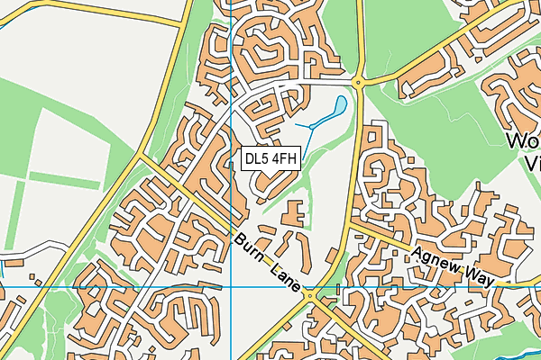 DL5 4FH map - OS VectorMap District (Ordnance Survey) DL5 4FH map - OS VectorMap District (Ordnance Survey)