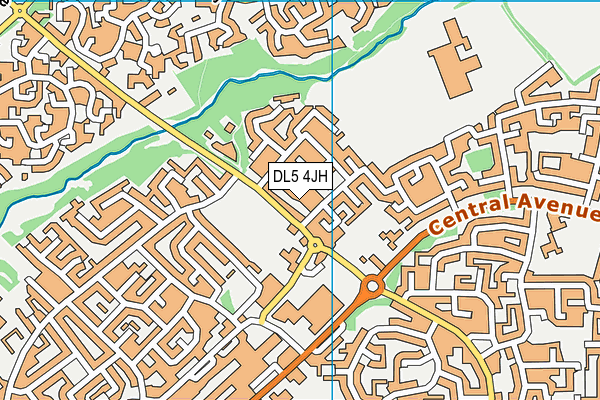 DL5 4JH map - OS VectorMap District (Ordnance Survey) DL5 4JH map - OS VectorMap District (Ordnance Survey)