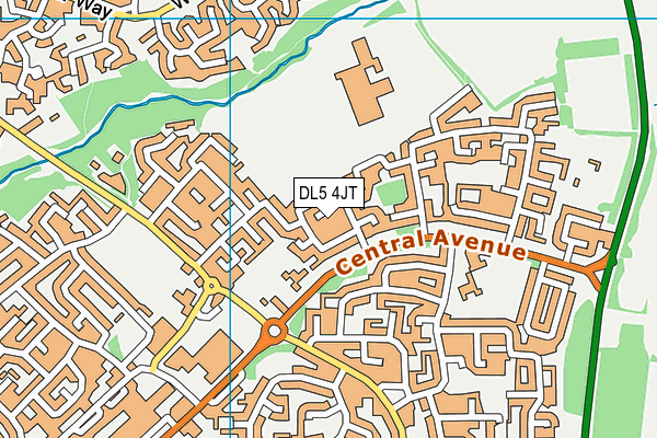 DL5 4JT map - OS VectorMap District (Ordnance Survey) DL5 4JT map - OS VectorMap District (Ordnance Survey)