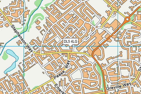 DL5 4LG map - OS VectorMap District (Ordnance Survey) DL5 4LG map - OS VectorMap District (Ordnance Survey)