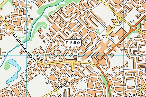 DL5 4LQ map - OS VectorMap District (Ordnance Survey) DL5 4LQ map - OS VectorMap District (Ordnance Survey)