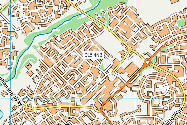 DL5 4NB map - OS VectorMap District (Ordnance Survey) DL5 4NB map - OS VectorMap District (Ordnance Survey)