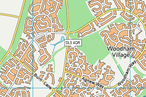 DL5 4QR map - OS VectorMap District (Ordnance Survey) DL5 4QR map - OS VectorMap District (Ordnance Survey)