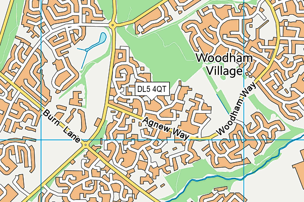 DL5 4QT map - OS VectorMap District (Ordnance Survey) DL5 4QT map - OS VectorMap District (Ordnance Survey)