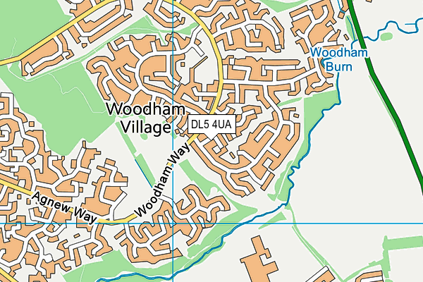 DL5 4UA map - OS VectorMap District (Ordnance Survey) DL5 4UA map - OS VectorMap District (Ordnance Survey)