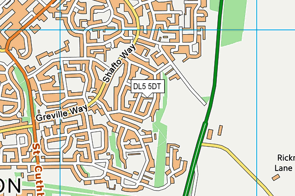 DL5 5DT map - OS VectorMap District (Ordnance Survey) DL5 5DT map - OS VectorMap District (Ordnance Survey)