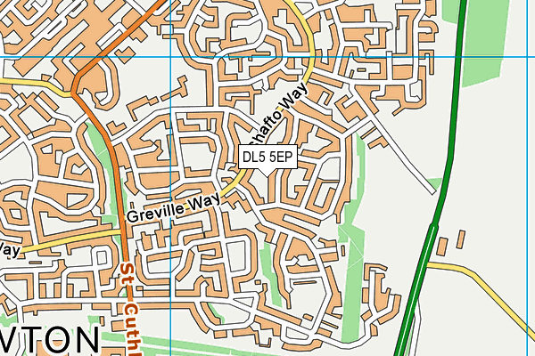 DL5 5EP map - OS VectorMap District (Ordnance Survey) DL5 5EP map - OS VectorMap District (Ordnance Survey)