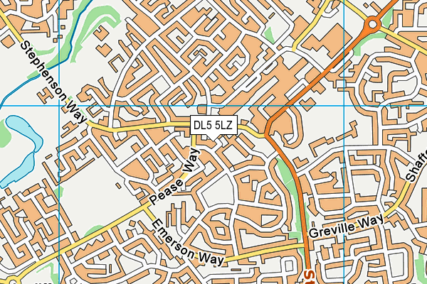 DL5 5LZ map - OS VectorMap District (Ordnance Survey) DL5 5LZ map - OS VectorMap District (Ordnance Survey)