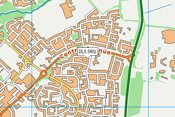 DL5 5RQ map - OS VectorMap District (Ordnance Survey) DL5 5RQ map - OS VectorMap District (Ordnance Survey)