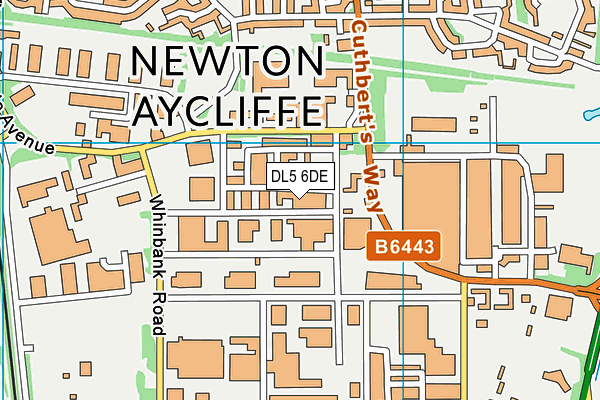 DL5 6DE map - OS VectorMap District (Ordnance Survey) DL5 6DE map - OS VectorMap District (Ordnance Survey)