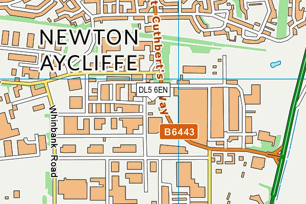 DL5 6EN map - OS VectorMap District (Ordnance Survey) DL5 6EN map - OS VectorMap District (Ordnance Survey)