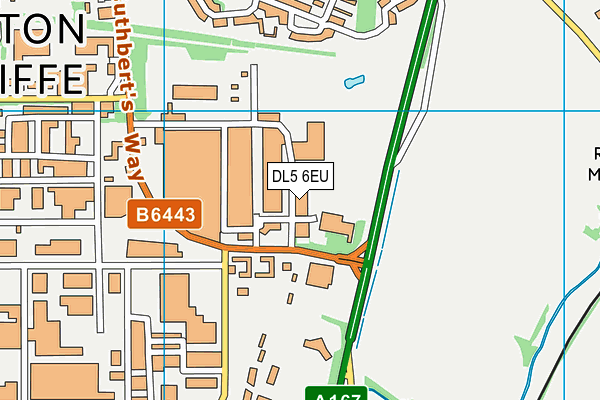 DL5 6EU map - OS VectorMap District (Ordnance Survey) DL5 6EU map - OS VectorMap District (Ordnance Survey)