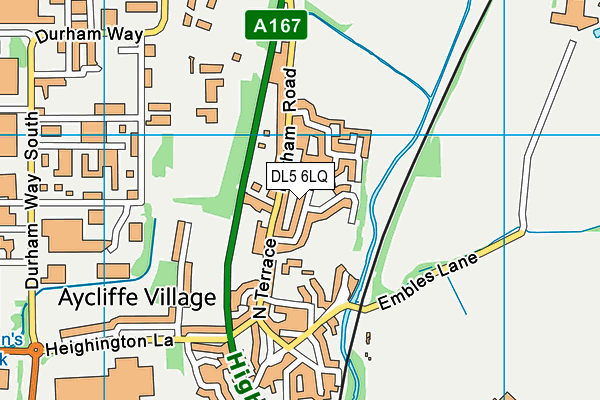 DL5 6LQ map - OS VectorMap District (Ordnance Survey) DL5 6LQ map - OS VectorMap District (Ordnance Survey)