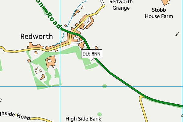 DL5 6NN map - OS VectorMap District (Ordnance Survey) DL5 6NN map - OS VectorMap District (Ordnance Survey)
