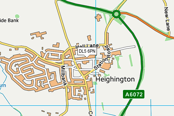 DL5 6PN map - OS VectorMap District (Ordnance Survey) DL5 6PN map - OS VectorMap District (Ordnance Survey)
