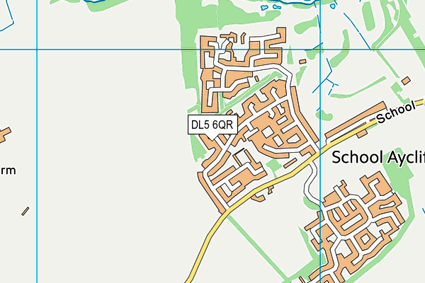 DL5 6QR map - OS VectorMap District (Ordnance Survey) DL5 6QR map - OS VectorMap District (Ordnance Survey)