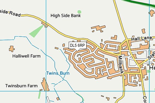 DL5 6RP map - OS VectorMap District (Ordnance Survey) DL5 6RP map - OS VectorMap District (Ordnance Survey)