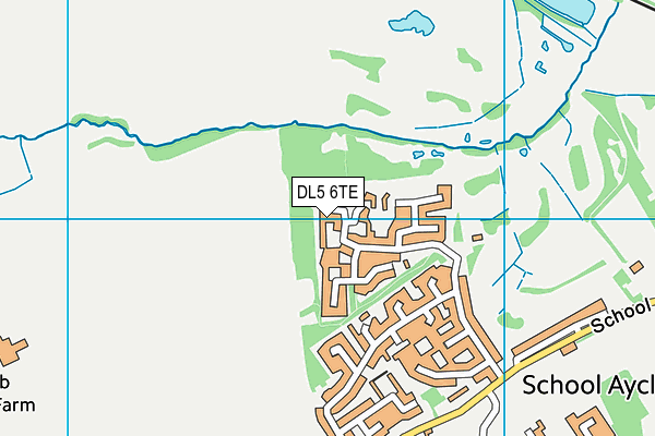 DL5 6TE map - OS VectorMap District (Ordnance Survey) DL5 6TE map - OS VectorMap District (Ordnance Survey)