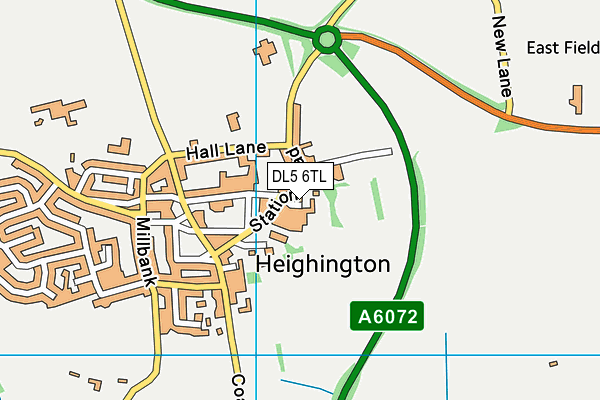 DL5 6TL map - OS VectorMap District (Ordnance Survey) DL5 6TL map - OS VectorMap District (Ordnance Survey)
