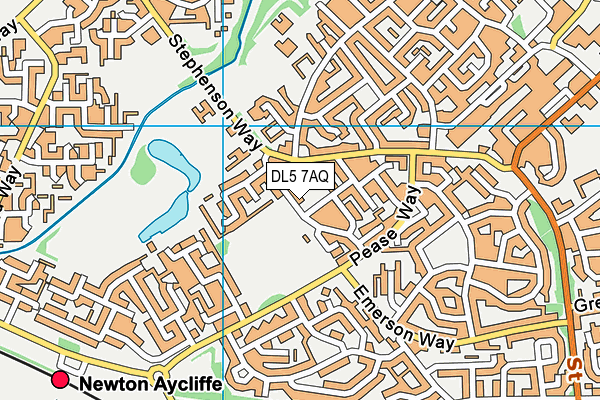 DL5 7AQ map - OS VectorMap District (Ordnance Survey) DL5 7AQ map - OS VectorMap District (Ordnance Survey)