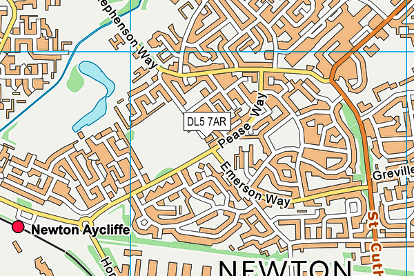DL5 7AR map - OS VectorMap District (Ordnance Survey) DL5 7AR map - OS VectorMap District (Ordnance Survey)