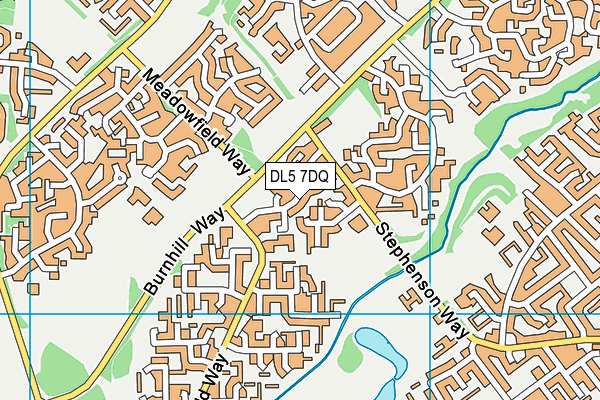 DL5 7DQ map - OS VectorMap District (Ordnance Survey) DL5 7DQ map - OS VectorMap District (Ordnance Survey)