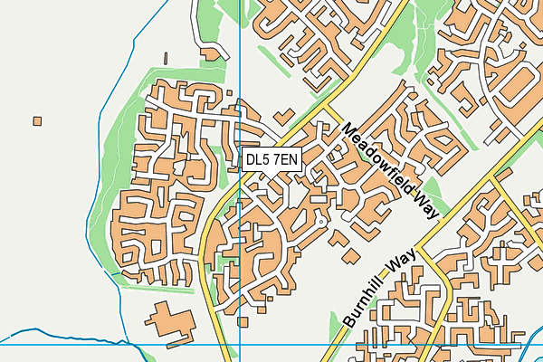 DL5 7EN map - OS VectorMap District (Ordnance Survey) DL5 7EN map - OS VectorMap District (Ordnance Survey)