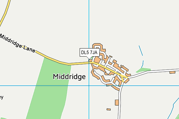 DL5 7JA map - OS VectorMap District (Ordnance Survey) DL5 7JA map - OS VectorMap District (Ordnance Survey)