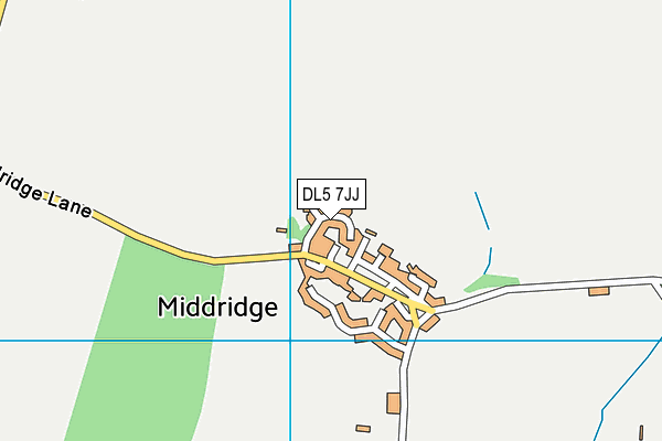 DL5 7JJ map - OS VectorMap District (Ordnance Survey) DL5 7JJ map - OS VectorMap District (Ordnance Survey)