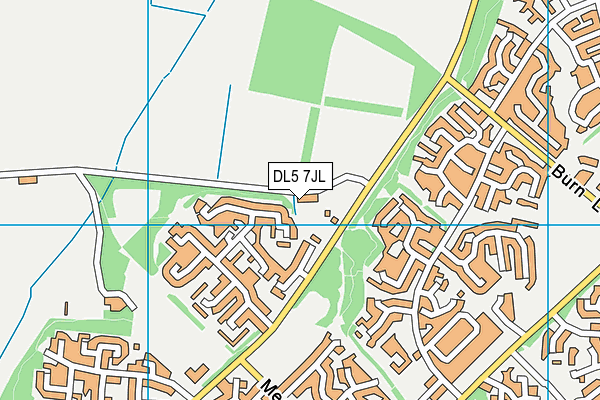 DL5 7JL map - OS VectorMap District (Ordnance Survey) DL5 7JL map - OS VectorMap District (Ordnance Survey)