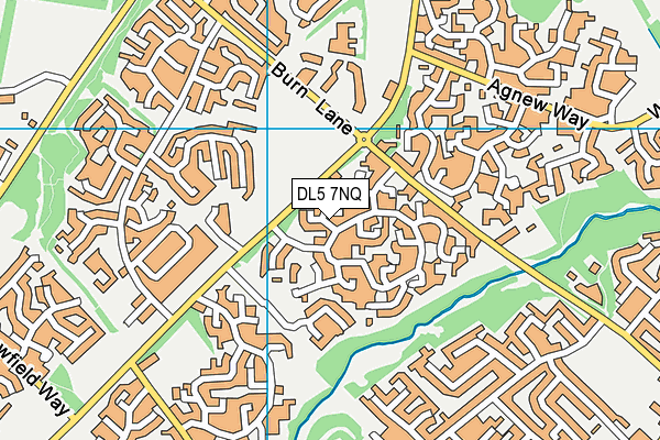 DL5 7NQ map - OS VectorMap District (Ordnance Survey) DL5 7NQ map - OS VectorMap District (Ordnance Survey)